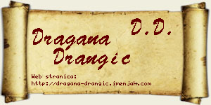 Dragana Drangić vizit kartica
